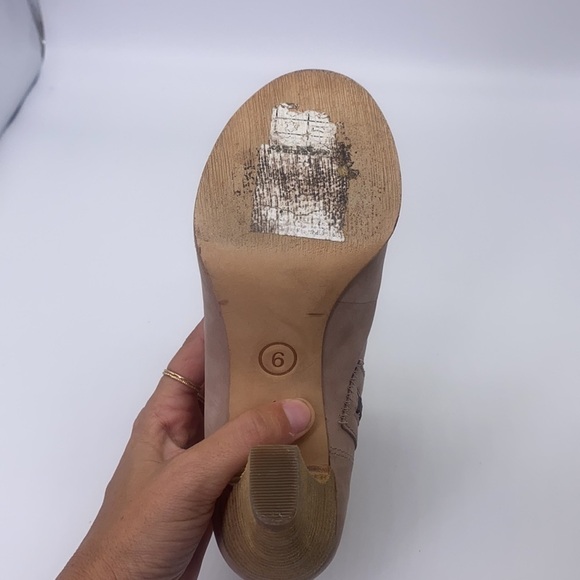 Timberland Boot Company - Marge Peep Toe Bootie Soft Leather Heel Size 6 - Picture 8 of 15